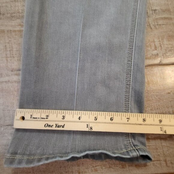 Tommy Hilfiger Womens Size 22R Gray Mid Rise Skinny Denim Jeans Distressed - Picture 6 of 12